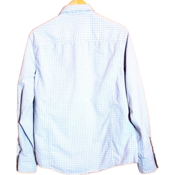 TWICE M GREY CHECK LONG SLEEVE SNAP UP - Picture 2 of 4